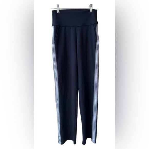 Zaggora Activewear Pull-on High Rise Straight Leg Pants with Tuxedo Stripe Sz 2 - Picture 9 of 9